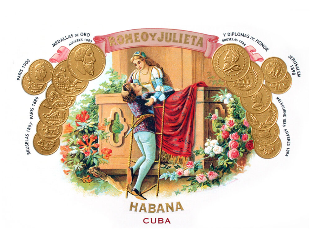 Romeo y Julieta cigars available at Lucid Southampton